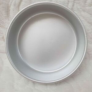 Vintage Wilton Round Cake Pan 6 Inch x 2 Inch Number 506-2187 Silver